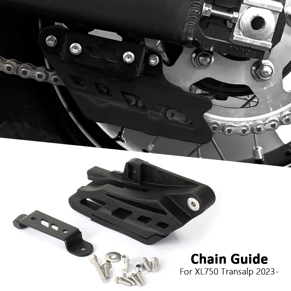New for Honda XL 750 Transalp XL750 TRANSALP 2023 2024 Motorcycle Rear Sprocket Chain Guide Guard Protector Kit