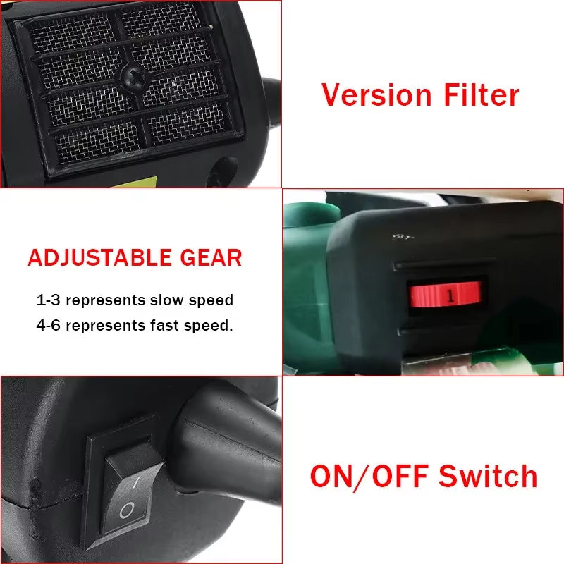 2000W 6 Speed 13 Teeth Electric Sheep Pet Hair Clipper Shearing Kit Shear Wool Cut Goat Pet Animal Shearing Supplies Farm Cut