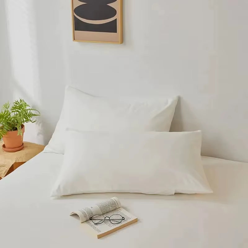 2Pcs Brushed Pillowcase, Soft Breathable Pillowcase, Premium Quality Pillow Covers for Bedroom Sofa Home Decor, without Pillow