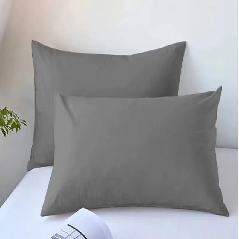 2Pcs Brushed Pillowcase, Soft Breathable Pillowcase, Premium Quality Pillow Covers for Bedroom Sofa Home Decor, without Pillow