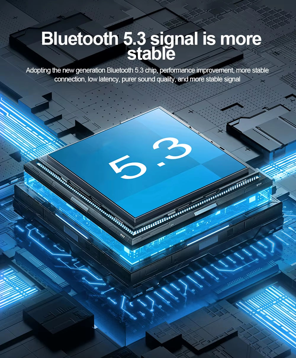 Bluetooth 5.3 Helmet Earphone Y70 Rgb Light Motorcycle Ipx6 Waterproof Support for Connecting Two Phones Simultaneously
