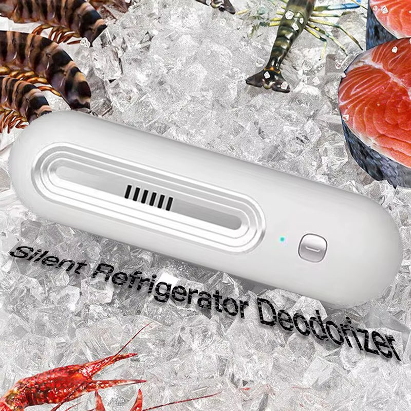 Refrigerator Deodorizer & Air Purifier - Extend Food Shelf Life, Remove Odors (Smoke, Pet, Toilet) for Car & Fridge