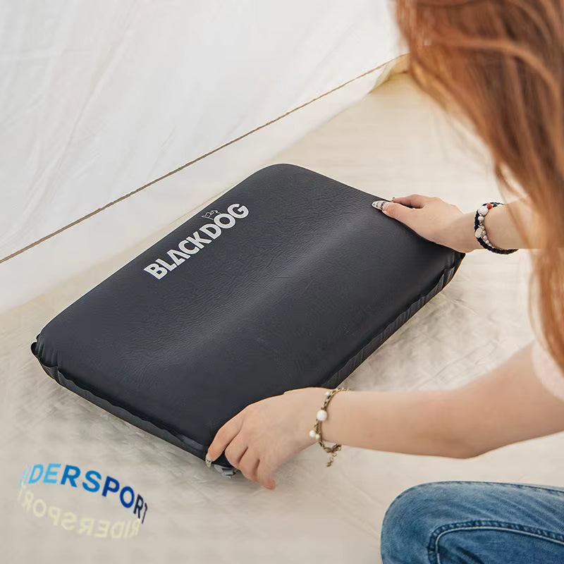 Naturehike-Blackdog Self-Inflating Pillow Sleeping Bag Pillow for Outdoor Camping Air U-Shaped Pillow Portable Travel Pillow