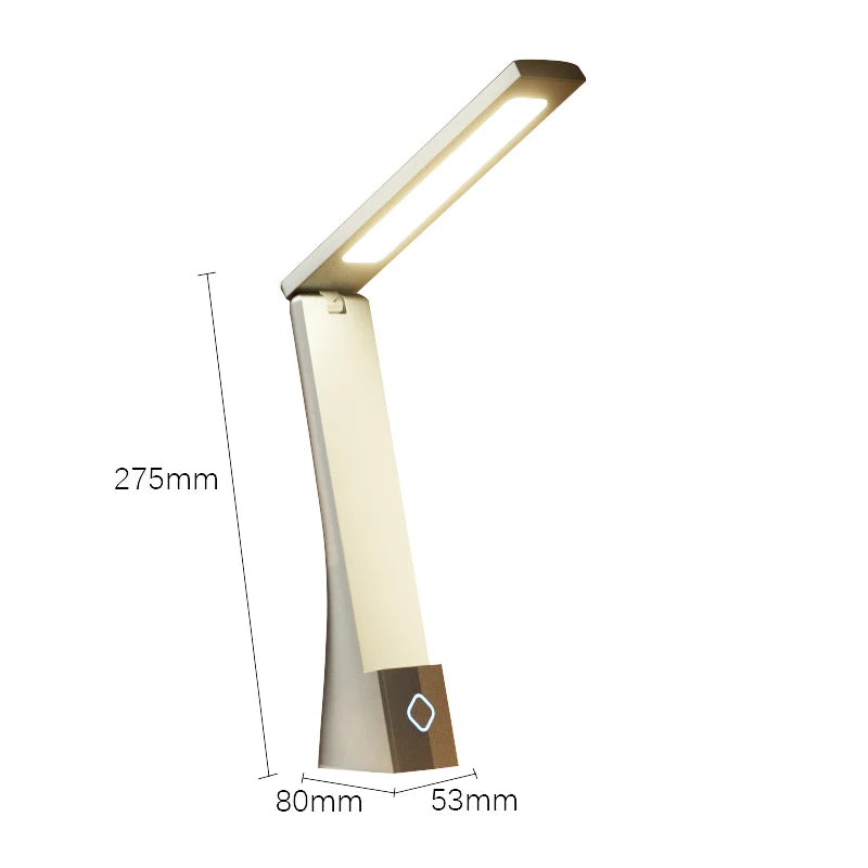 Led Desk Lamp Charging and Plugging Foldable Table Lights Eye Protection Learning Desk Lamp Bedroom Bedside Desk Lightingfixture