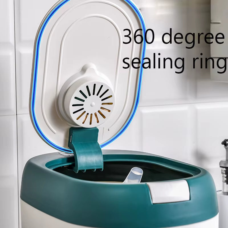 5KG/10KG Rice Dispenser Kitchen Organizer and Storage Container Home Box Cereal Jar Botes Cocina Almacenaje Alimentos