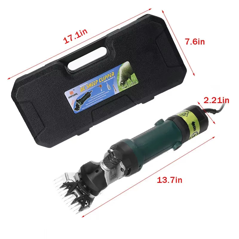 2000W 6 Speed 13 Teeth Electric Sheep Pet Hair Clipper Shearing Kit Shear Wool Cut Goat Pet Animal Shearing Supplies Farm Cut