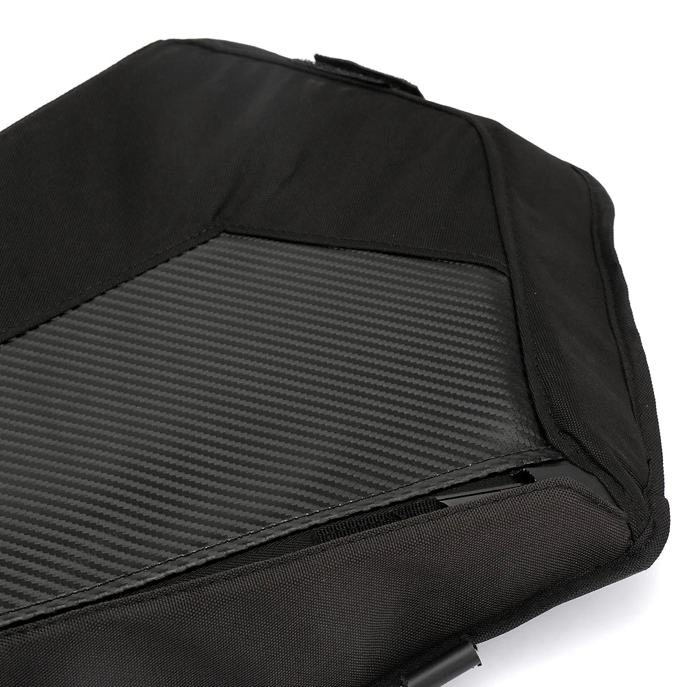 UTV Lower Door Storage Bag Kit Black+Carbon Fiber for Polaris RZR XP 4 1000 S / XP 4 Turbo / Turbo S / S 900 2014-2023