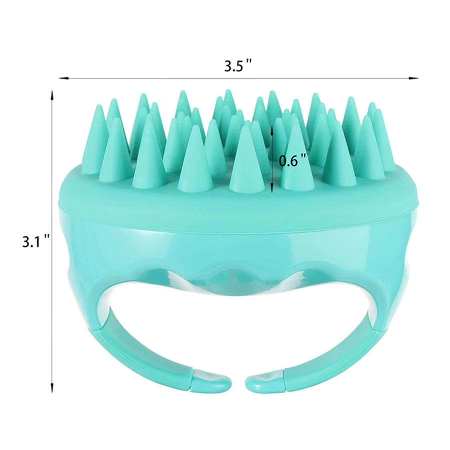 Silicone Scalp Massage Comb for Head Body Shampoo Hair Washing Comb Hair Cleaning Brush Shower Scrubber