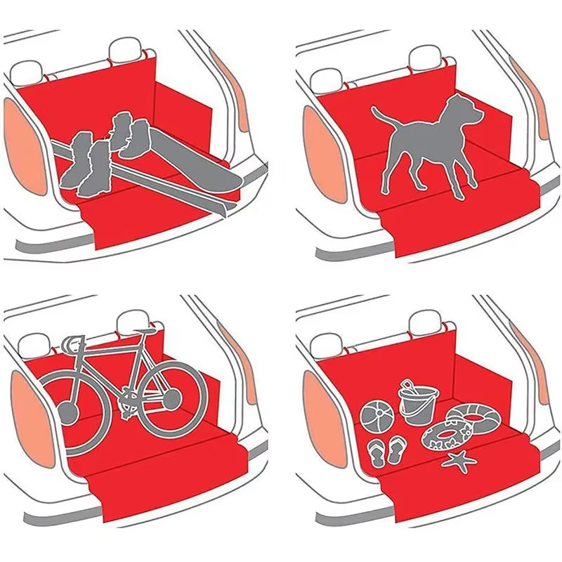 Trunk Cargo Liner for Pet 5-Layer Thicken Oxford Cloth Trunk Carpet Waterproof anti Slip Wear-Resistant Cushion for Dog