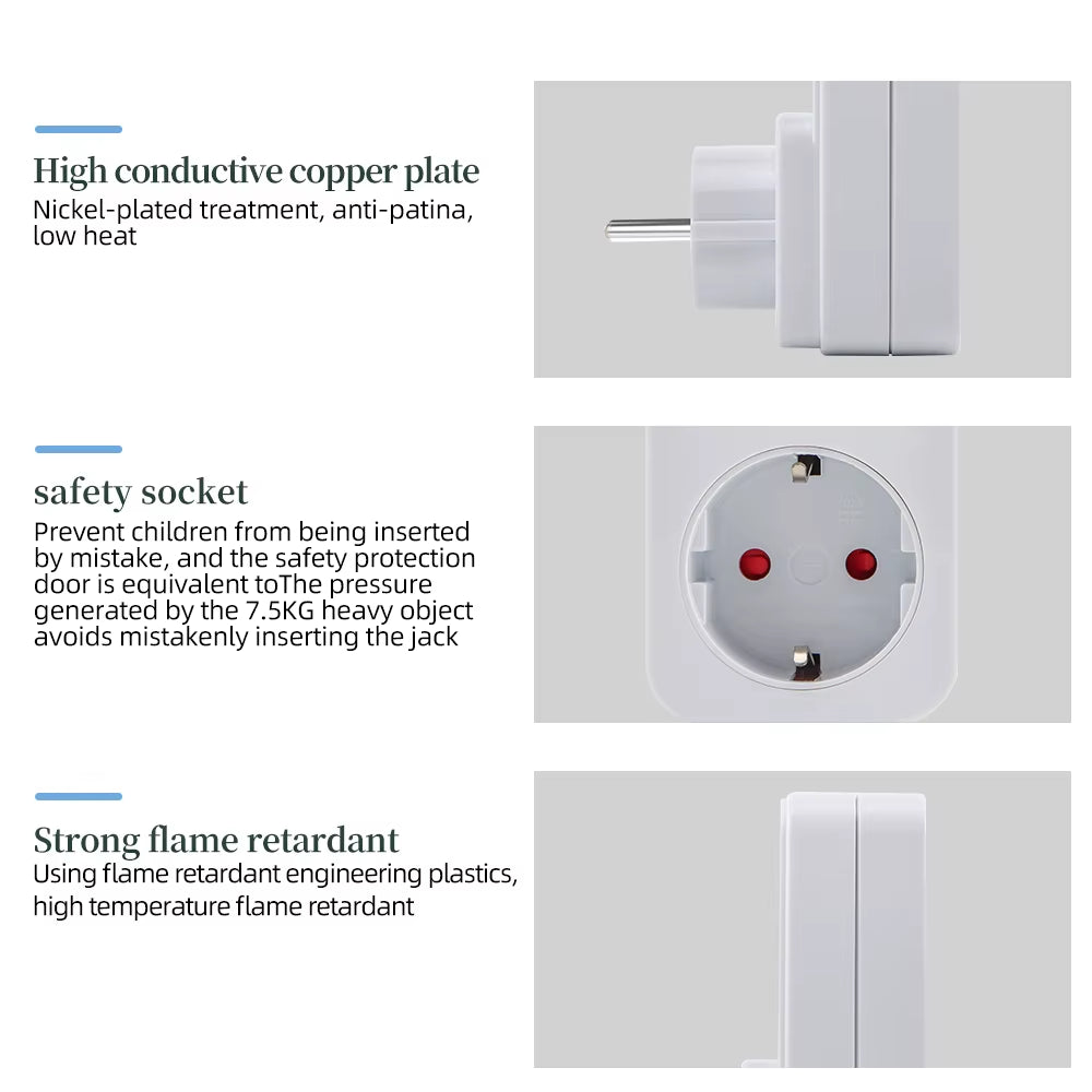 Digital Timer Socket Surge Protector Socket Voltage Relay Switch 6 Hour 220V 230V Appliance Time Controler EU US French UK Plug