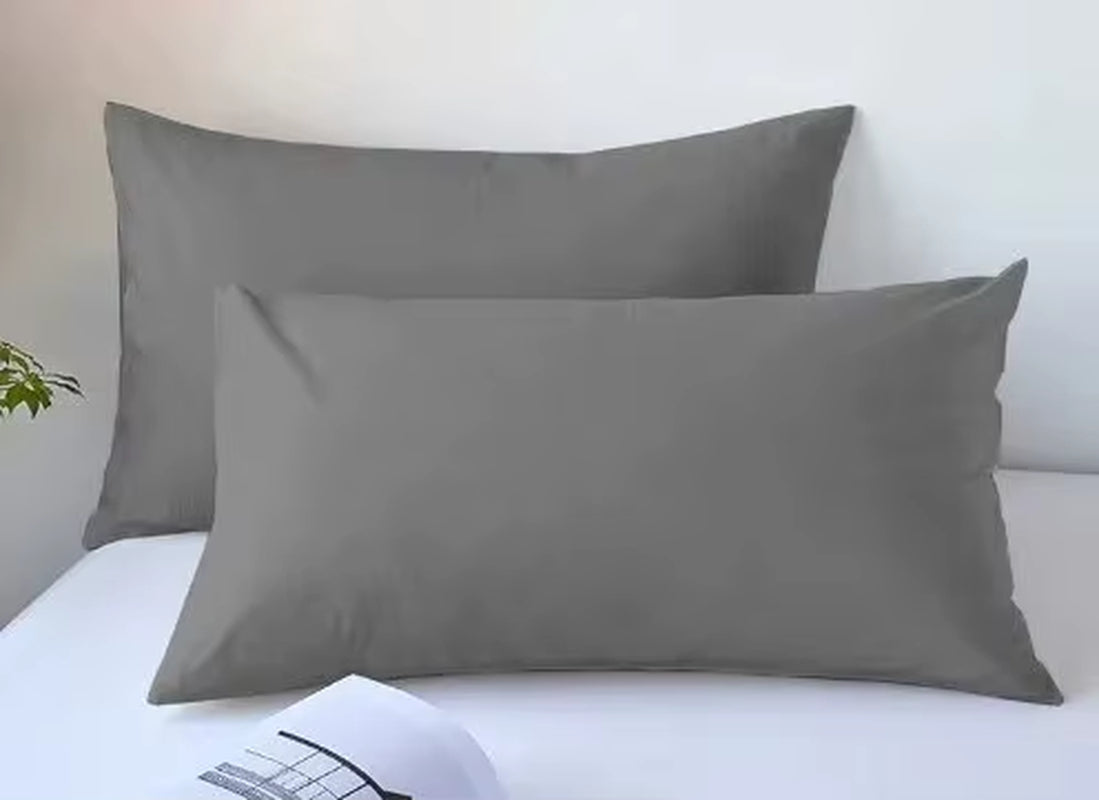 2Pcs Brushed Pillowcase, Soft Breathable Pillowcase, Premium Quality Pillow Covers for Bedroom Sofa Home Decor, without Pillow