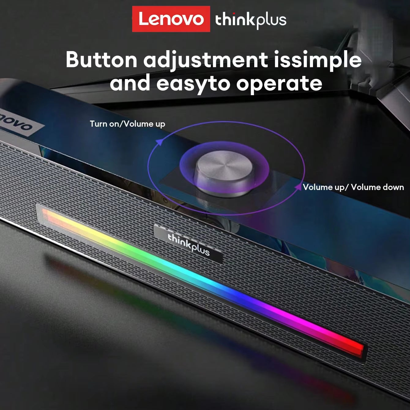 Original TS33 Wired and Bluetooth 5.0 Speaker 360 for Desk Computer Subwoofer Home Movie Surround Sound Bar Audio Speaker