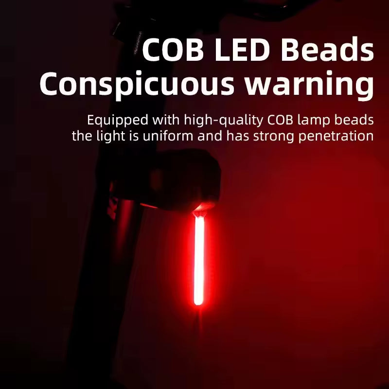 Bike Tail Light LED Rear Lamp Warning Light Waterproof Bicycle Lights USB Rechargeable Cycling MTB Road Bike Rear Flashlight