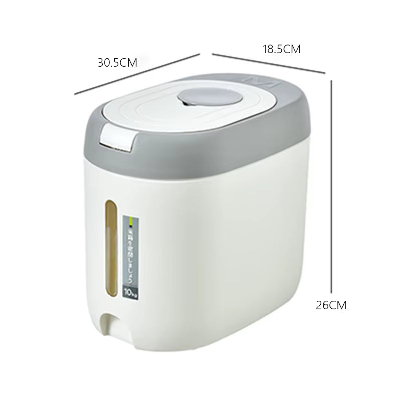 5KG/10KG Rice Dispenser Kitchen Organizer and Storage Container Home Box Cereal Jar Botes Cocina Almacenaje Alimentos