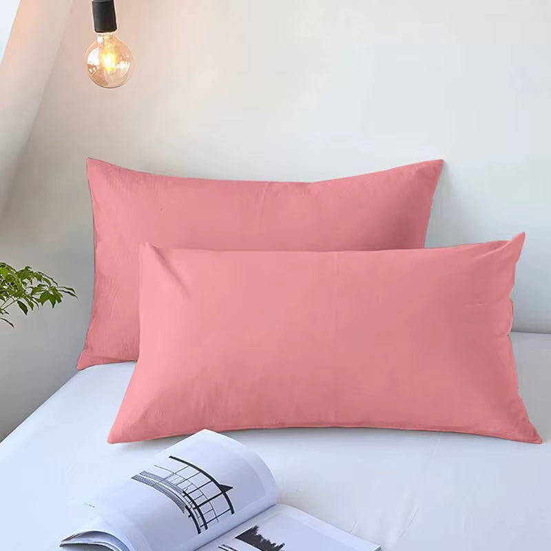 2Pcs Brushed Pillowcase, Soft Breathable Pillowcase, Premium Quality Pillow Covers for Bedroom Sofa Home Decor, without Pillow