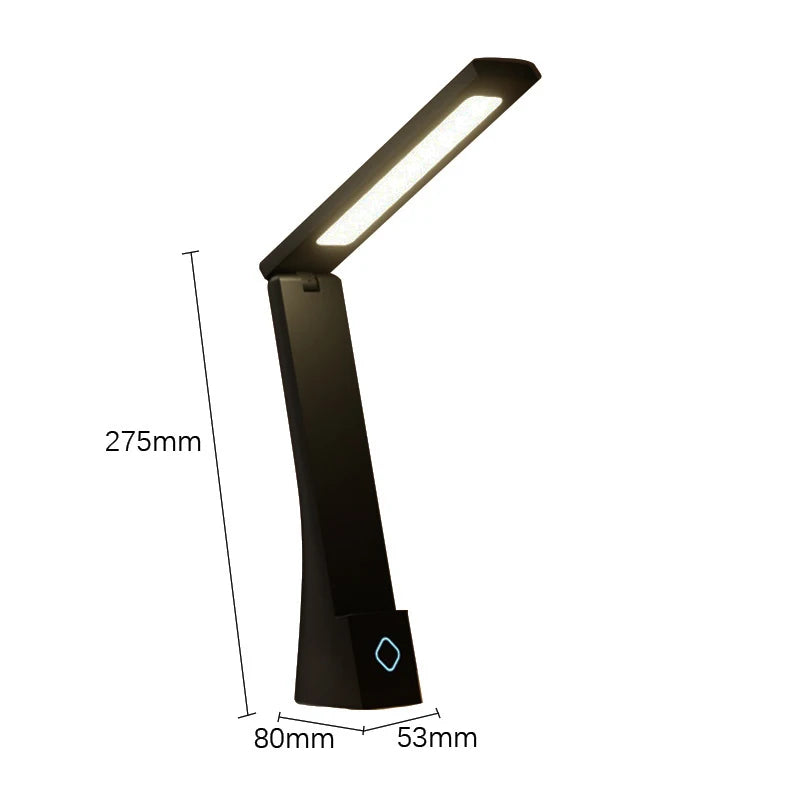 Led Desk Lamp Charging and Plugging Foldable Table Lights Eye Protection Learning Desk Lamp Bedroom Bedside Desk Lightingfixture