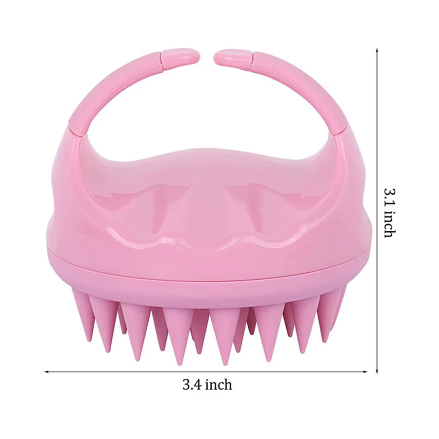 Silicone Scalp Massage Comb for Head Body Shampoo Hair Washing Comb Hair Cleaning Brush Shower Scrubber