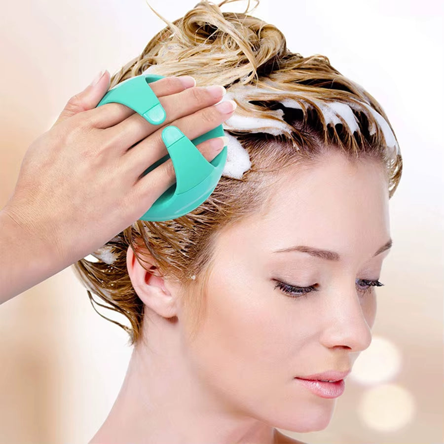 Silicone Scalp Massage Comb for Head Body Shampoo Hair Washing Comb Hair Cleaning Brush Shower Scrubber
