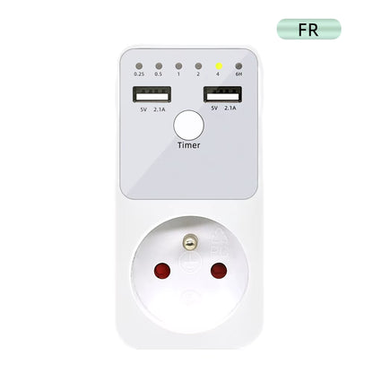 Digital Timer Socket Surge Protector Socket Voltage Relay Switch 6 Hour 220V 230V Appliance Time Controler EU US French UK Plug
