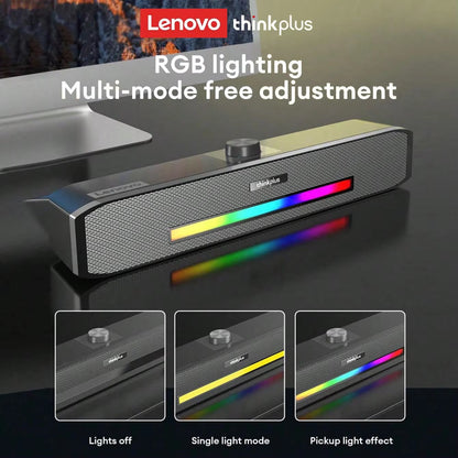 Original TS33 Wired and Bluetooth 5.0 Speaker 360 for Desk Computer Subwoofer Home Movie Surround Sound Bar Audio Speaker