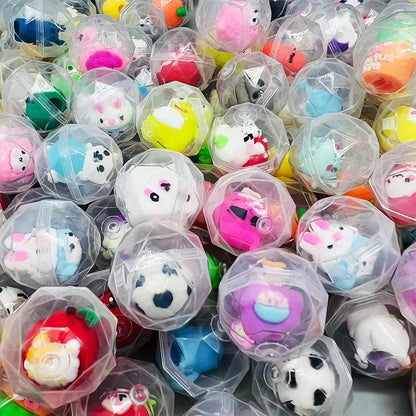 32Mm Transparent Twisted Egg for Mini Claw Machine Toys Accessories Cute Animal Plush Dolls Doll Kids Arcade Crane Machine Gift
