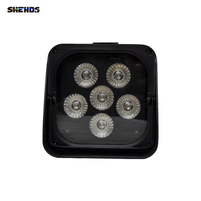 4Pcs 6X18W RGBWAUV LED Battery Par Wireless DMX512 Phone WIFI Wash Wall Light for Party Disco Christmas Lights Audience