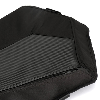 UTV Lower Door Storage Bag Kit Black+Carbon Fiber for Polaris RZR XP 4 1000 S / XP 4 Turbo / Turbo S / S 900 2014-2023