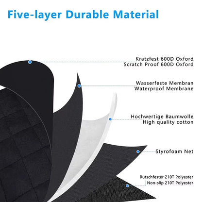Trunk Cargo Liner for Pet 5-Layer Thicken Oxford Cloth Trunk Carpet Waterproof anti Slip Wear-Resistant Cushion for Dog