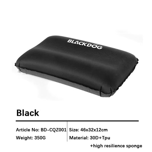 Naturehike-Blackdog Self-Inflating Pillow Sleeping Bag Pillow for Outdoor Camping Air U-Shaped Pillow Portable Travel Pillow