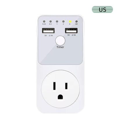 Digital Timer Socket Surge Protector Socket Voltage Relay Switch 6 Hour 220V 230V Appliance Time Controler EU US French UK Plug