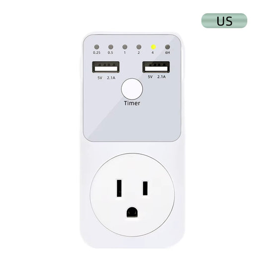 Digital Timer Socket Surge Protector Socket Voltage Relay Switch 6 Hour 220V 230V Appliance Time Controler EU US French UK Plug